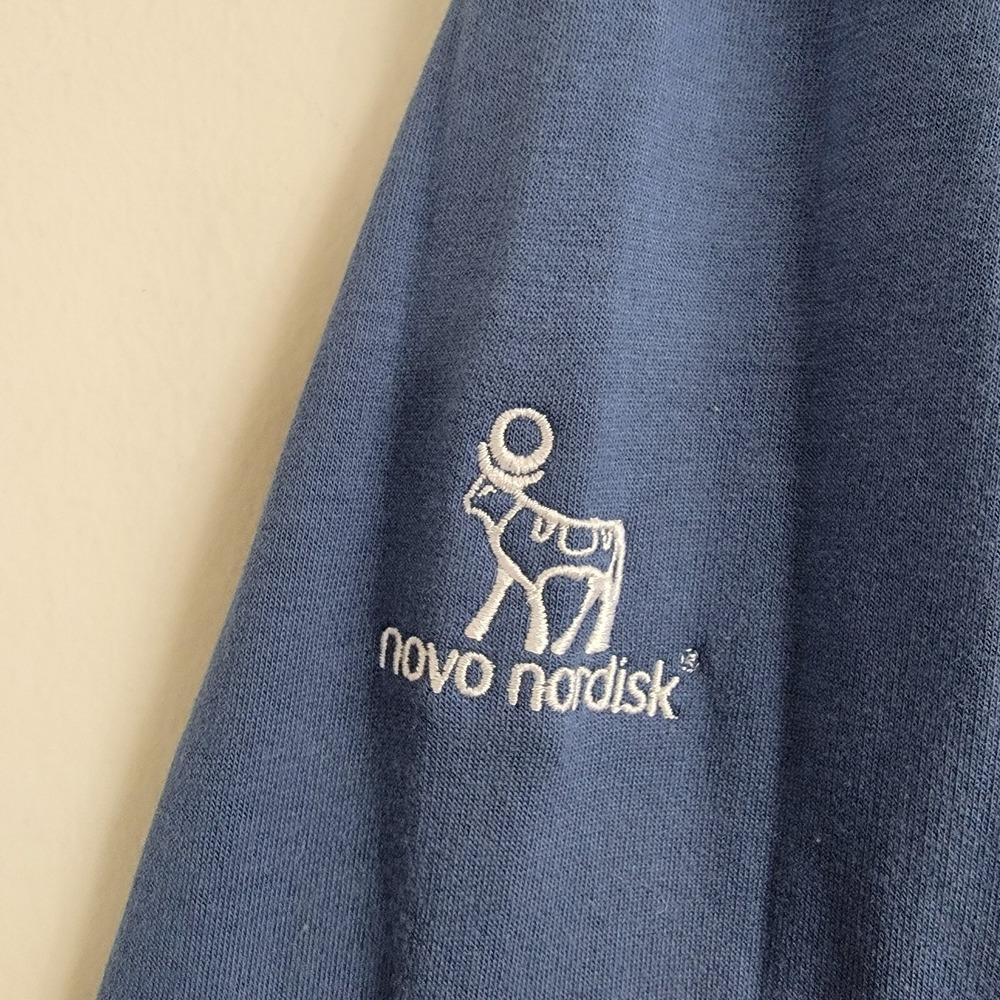 Marine Layer Afternoon Hoodie Women's Size M Blue Full Zip Soft Company Logo - Picture 5 of 13
